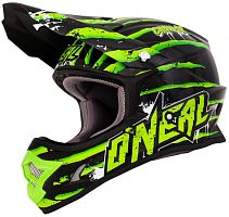 картинка Шлем ONEAL 3Series CRAWLER blk/green S 0603D-502 от магазина moto-bazar61.ru