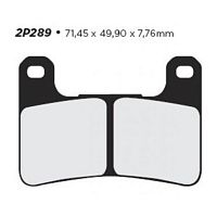 картинка Тормозные колодки Nissin 2P-289ST от магазина moto-bazar61.ru