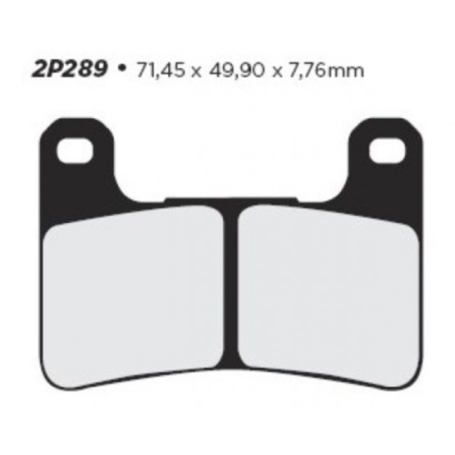 картинка Тормозные колодки Nissin 2P-289ST от магазина moto-bazar61.ru