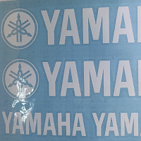 Наклейки CRAZY IRON YAMAHA _BIG white 14750 - купить в Ростове-на-Дону