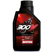 картинка Масло моторное MOTUL 4T 300V  OFF ROAD 5W40 1L 104134 от магазина moto-bazar61.ru