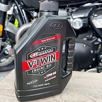 картинка Масло моторное MAXIMA V-TWIN Full Synthetic 20W50 1литр 30-11901 от магазина moto-bazar61.ru
