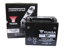 картинка АКБ YUASA YTX12-BS 02920 от магазина moto-bazar61.ru
