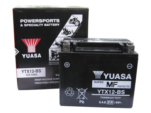 картинка АКБ YUASA YTX12-BS 02920 от магазина moto-bazar61.ru