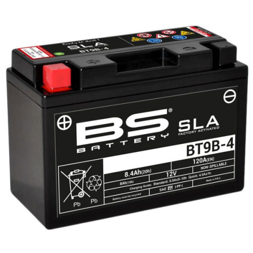 картинка АКБ BS-Battery BT9B-4 SLA (YT9B-BS) 20989 от магазина moto-bazar61.ru