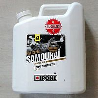 картинка Масло моторное IPONE 2T Rasing Samurai (клубника) 4L 21371 от магазина moto-bazar61.ru
