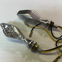 картинка Поворотники на ножке EMGO POLISHED METAL 61-66293 от магазина moto-bazar61.ru