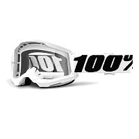 Очки кроссовые 100% STRATA 2 Everest/clear lens 50027-00009 фото сбоку | Moto-Bazar