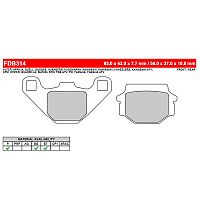 Тормозные колодки FERODO FDB314P - купить в Ростове-на-Дону