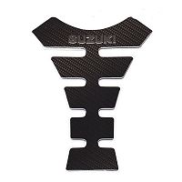 картинка Наклейка на бак SUZUKI black/wh/carbon cipr1014 от магазина moto-bazar61.ru
