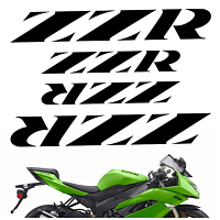 картинка Наклейки CRAZY IRON KAWASAKI ZZR black 04866 от магазина moto-bazar61.ru