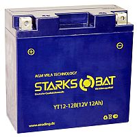 картинка АКБ STARKSBAT YT12-12B (YT14B-BS) 13110 от магазина moto-bazar61.ru
