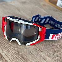 картинка Очки кроссовые LEATT Velocity 6.5 Chilli/blue light grey 58% 8021700280 от магазина moto-bazar61.ru