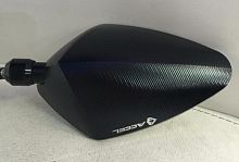 картинка Зеркала ACCEL BLACK DM1-B1-A5 black от магазина moto-bazar61.ru