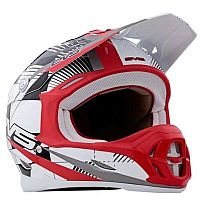 Шлем кросс EVS T7 Crossfade RED XL HT7C-RD-XL фото вид спереди | Moto-Bazar