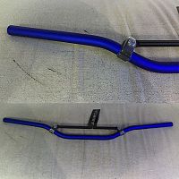 картинка Руль ZETA COMP MX/ED low 22mm BLUE ZE07-1112 от магазина moto-bazar61.ru
