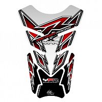 картинка Наклейка на бак MOTOGRAFIX YAMAHA WHITE TY012W от магазина moto-bazar61.ru