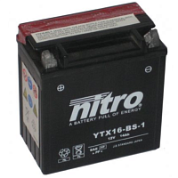 картинка АКБ NITRO YTX16-BS-1 от магазина moto-bazar61.ru