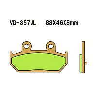 Тормозные колодки VD-357JL - купить в Ростове-на-Дону