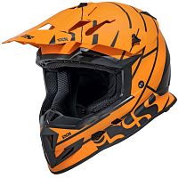Шлем IXS 361 blk/orange 2.2 X12037-M63-M фото вид спереди | Moto-Bazar
