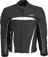 картинка Куртка LOOKWELL кожа MAGNUM BLACK/WHITE 52 от магазина moto-bazar61.ru