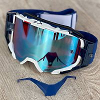 картинка Очки кроссовые LEATT Velocity 6.5 Iriz Royal Blue UC 26% 8021700180 от магазина moto-bazar61.ru