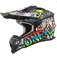 Шлем ONEAL 2Series Rancid V.24 blk/wh M 0200-07 M фото вид спереди | Moto-Bazar