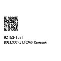 картинка Болт KAWASAKI 92153-1531 от магазина moto-bazar61.ru