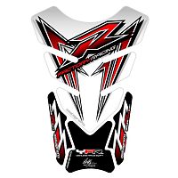 картинка Наклейка на бак MOTOGRAFIX YAMAHA WHITE TY010W от магазина moto-bazar61.ru