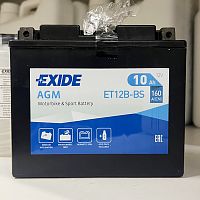 Мото АКБ EXIDE ET12B-BS 30836 - фото с разных сторон