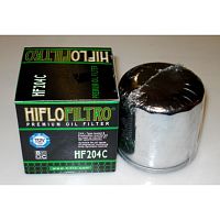 картинка Масляный фильтр наружный HIFLO HF204C CHROME от магазина moto-bazar61.ru