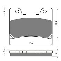 Тормозные колодки GOLDfren S3 028 30071 - купить в Ростове-на-Дону