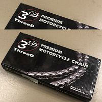 картинка Цепь ThreeD 530Z-118 Gold 07829 от магазина moto-bazar61.ru