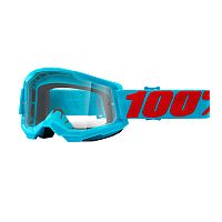Очки кроссовые 100% STRATA 2 Summit/clear lens 50027-00011 фото сбоку | Moto-Bazar