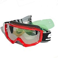Очки кроссовые SCOTT Hustle MX red/blk silver chrome SC-246430-1018269 фото сбоку | Moto-Bazar
