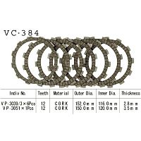 картинка Диск сцепления VESRAH VC-384 от магазина moto-bazar61.ru