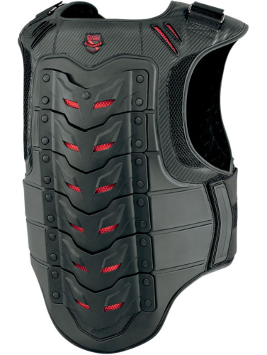 Защита спины ICON VEST STRYKER BLACK S/M - фото