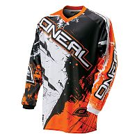 Майка кроссовая ONEAL Element Shocker blk/orange L 0024S-514 L фотоотчет | Moto-Bazar