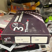 картинка Цепь ThreeD 525Z-120 Gold 30510 от магазина moto-bazar61.ru