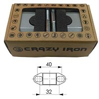 картинка Проставки руля CRAZY IRON 25mm d-22mm 5136 от магазина moto-bazar61.ru