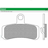 картинка Тормозные колодки New Fren FD0443SH от магазина moto-bazar61.ru