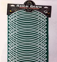 картинка Наклейка на диск RASCAL GRAFIK green 488435 от магазина moto-bazar61.ru