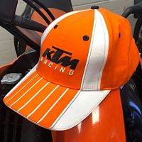 Бейсболка KTM orange/grey/wh 20004 фото сбоку | Moto-Bazar