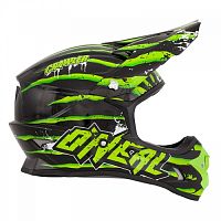 картинка Шлем ONEAL 3Series CRAWLER blk/green 2XL 0603D-506 от магазина moto-bazar61.ru