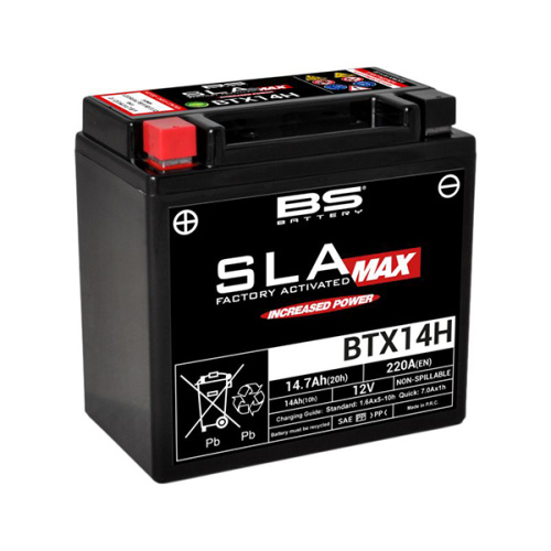 картинка АКБ BS-Battery BTX14H (FA) MAX (YTX14H-BS) 23274 BMW от магазина moto-bazar61.ru