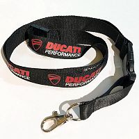 картинка Шнурок для ключей DUCATI white/black 17250 от магазина moto-bazar61.ru