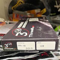картинка Цепь ThreeD 525L-128 Gold 30508 от магазина moto-bazar61.ru