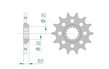 картинка Звезда ведущая AFAM 21603-14 (JTF1581.14) YZF 600 R6 #520 от магазина moto-bazar61.ru