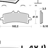 Тормозные колодки BRAKING 930CM55 для GSX-S 1000, kTM Super Duke R