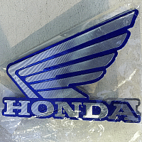 картинка Наклейка HONDA 3D blue 12343 от магазина moto-bazar61.ru